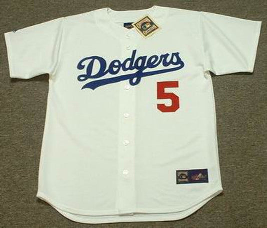 Los Angeles Dodgers Jim Lefebvre 1960s Cooperstown MLB jersey front view