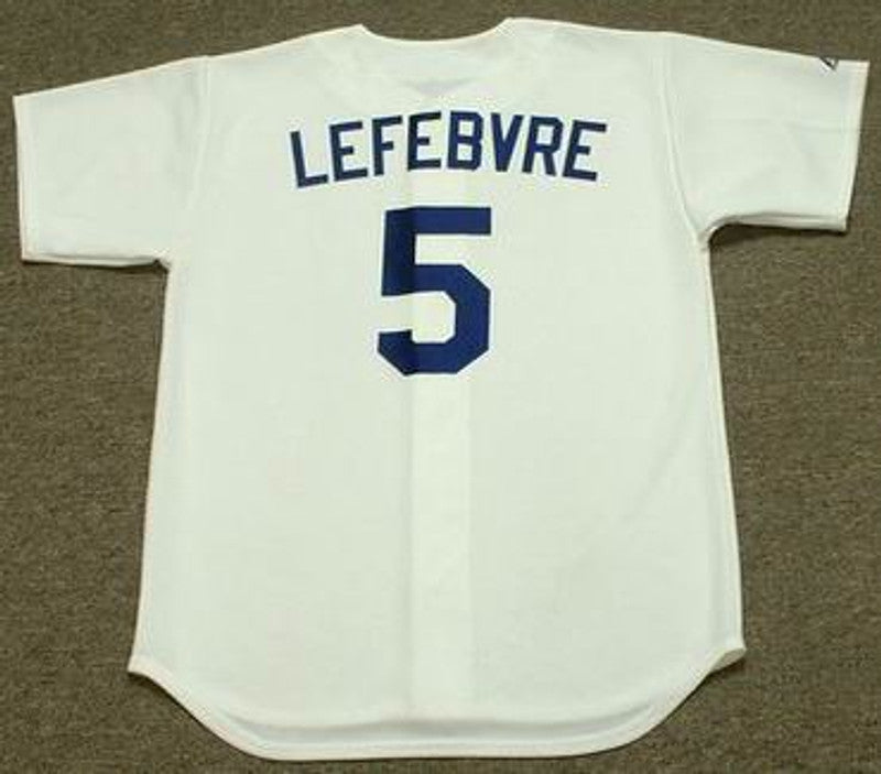 Los Angeles Dodgers Jim Lefebvre 1960s Cooperstown MLB jersey front view