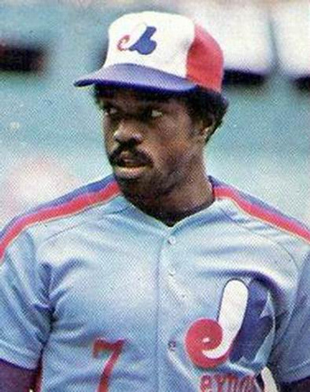 Montreal Expos Ron Leflore Cooperstown MLB jersey front view