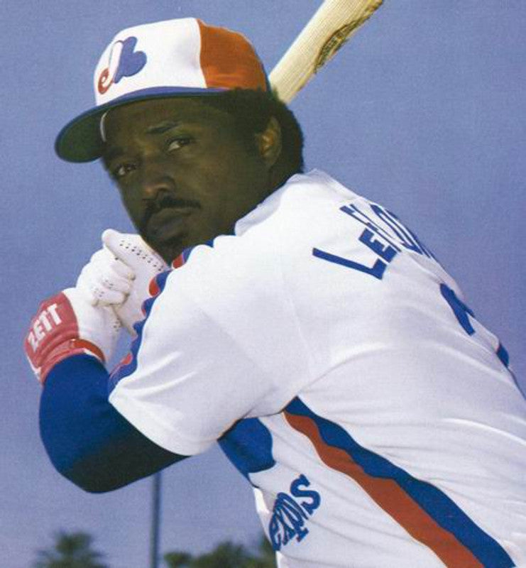 Montreal Expos Ron Leflore Cooperstown MLB jersey front view