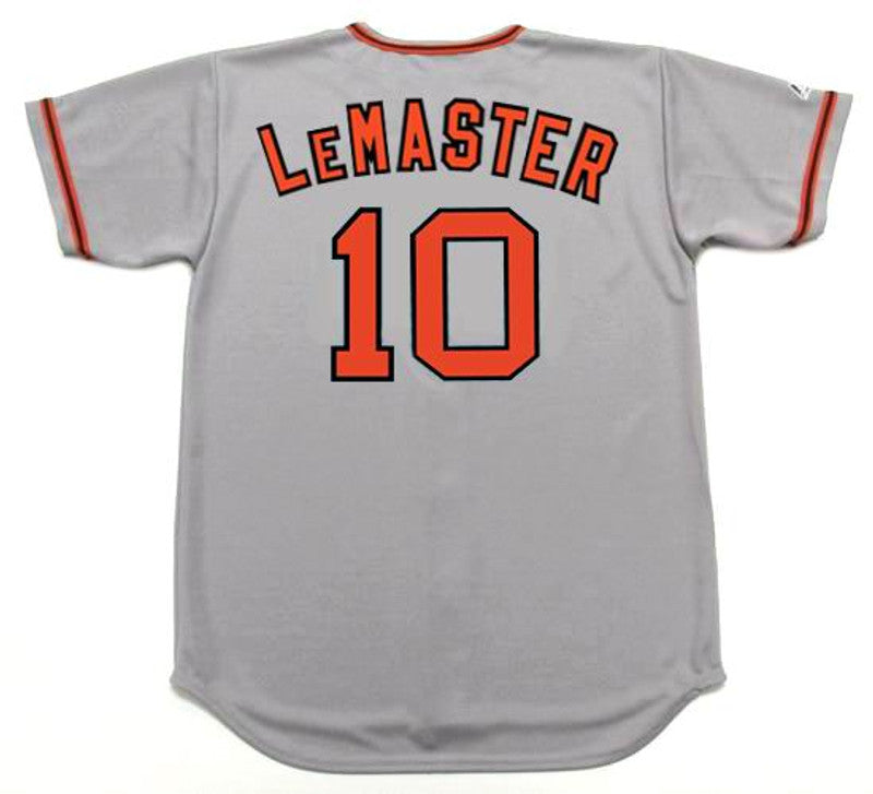 San Francisco Giants Johnnie Lemaster Cooperstown MLB jersey front view