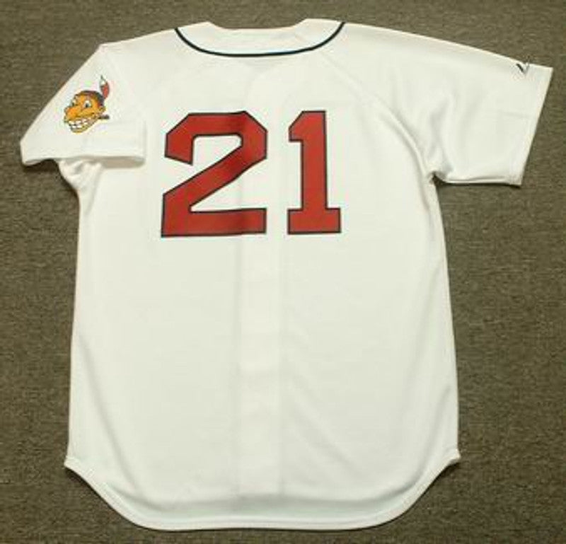 Cleveland Indians Bob Lemon Cooperstown MLB jersey front view