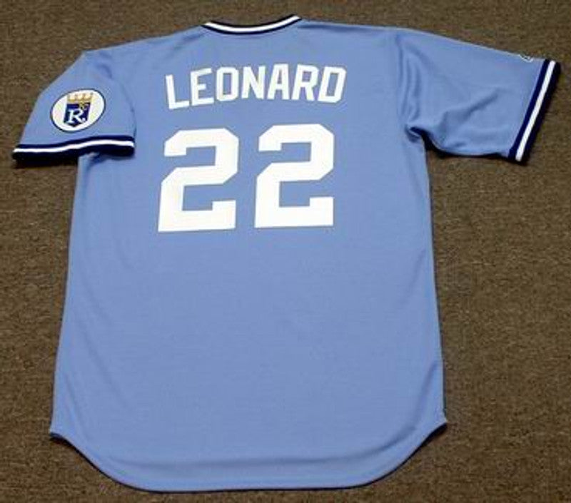 Kansas City Royals Dennis Leonard MLB jersey front view