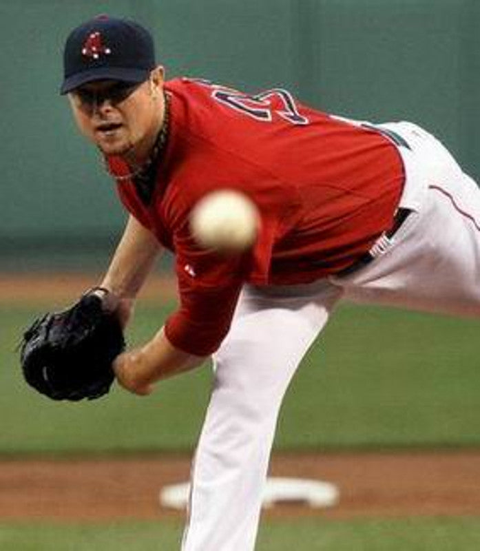 Boston Red Sox Jon Lester MLB jersey front view