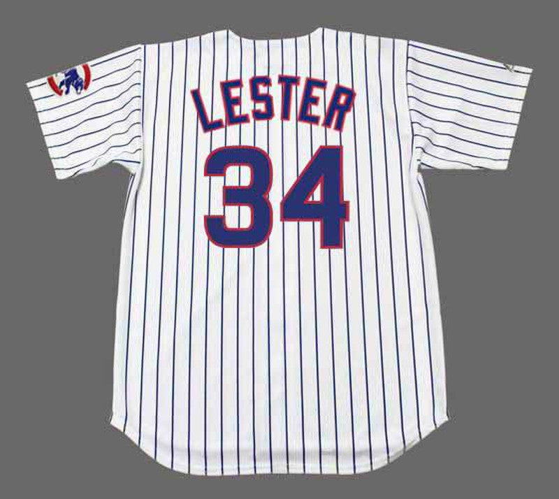 Chicago Cubs Jon Lester MLB jersey front view