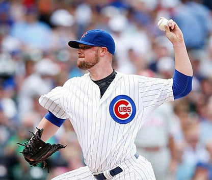 Chicago Cubs Jon Lester MLB jersey front view
