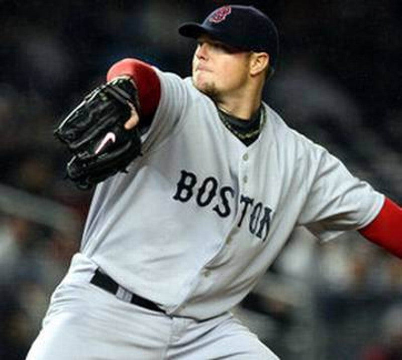 Boston Red Sox Name Number MLB jersey front view