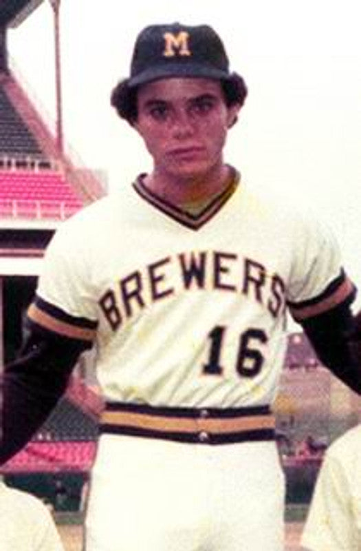 Milwaukee Brewers Sixto Lezcano Cooperstown MLB jersey front view