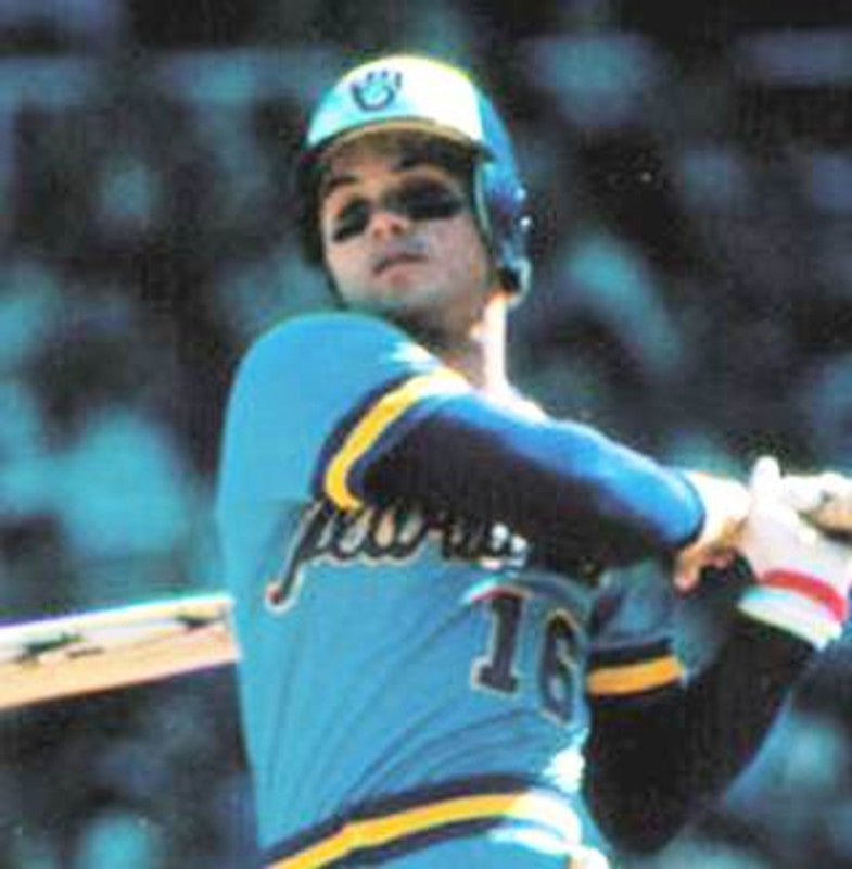 Milwaukee Brewers Sixto Lezcano Cooperstown MLB jersey front view