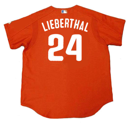 Philadelphia Phillies Mike Lieberthal MLB jersey front view