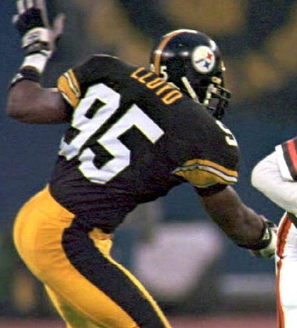 Pittsburgh Steelers Greg Lloyd NFL jersey front view