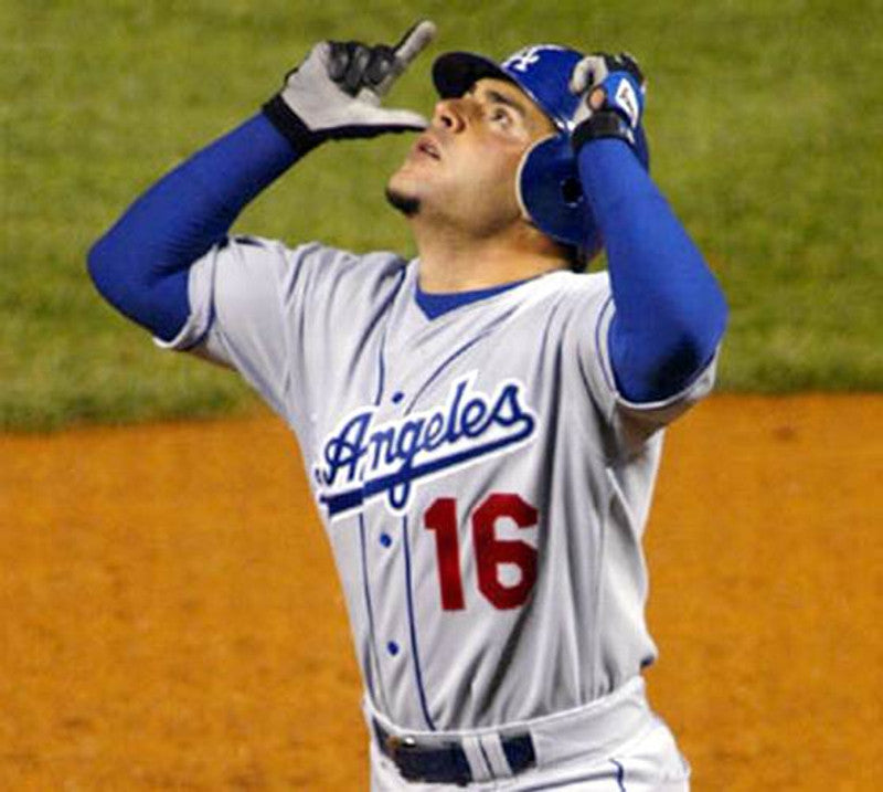 Los Angeles Dodgers Name Number MLB jersey front view