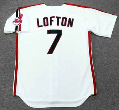 Cleveland Indians Kenny Lofton MLB jersey front view