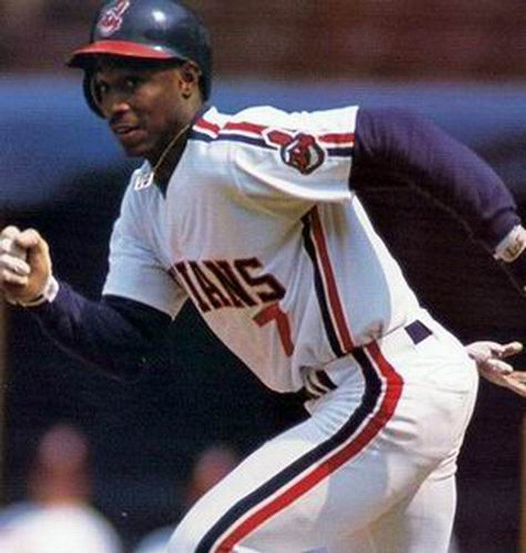 Cleveland Indians Kenny Lofton MLB jersey front view