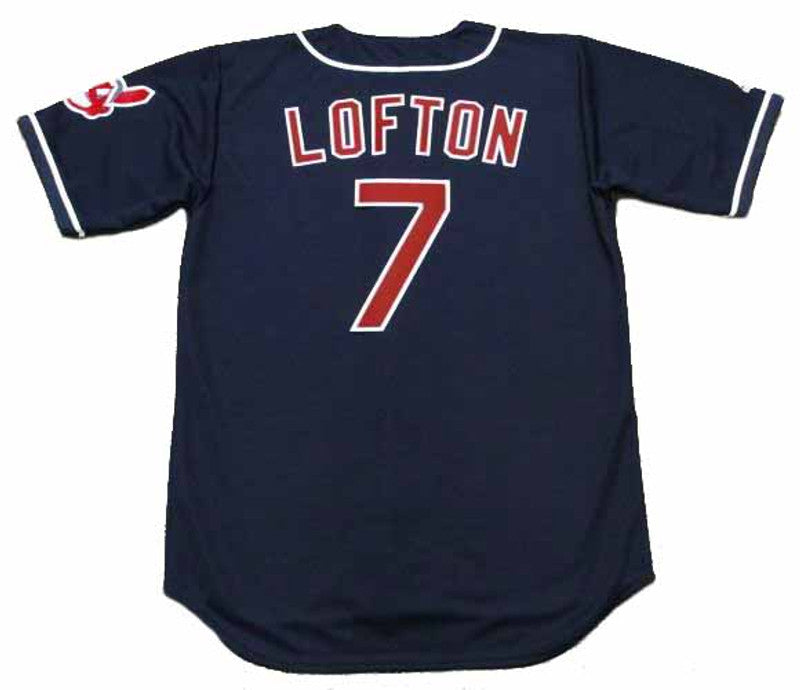 Cleveland Indians Kenny Lofton MLB jersey front view