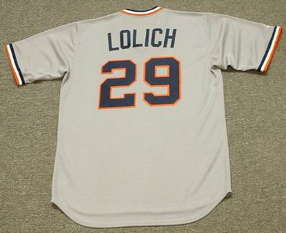 Detroit Tigers Mickey Lolich Cooperstown MLB jersey front view