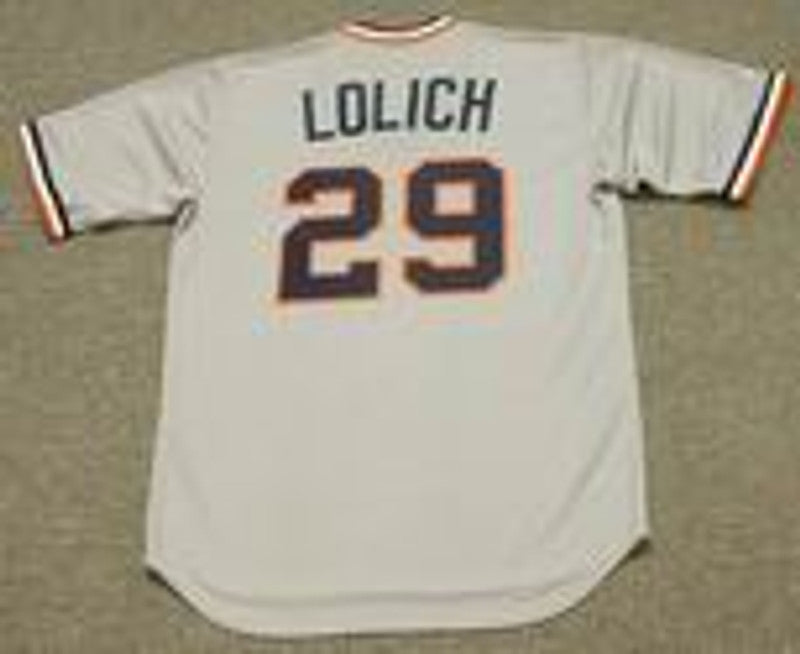 Detroit Tigers Mickey Lolich Cooperstown MLB jersey front view