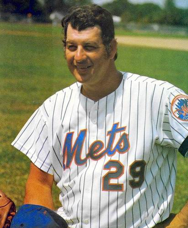 New York Mets Mickey Lolich MLB jersey front view