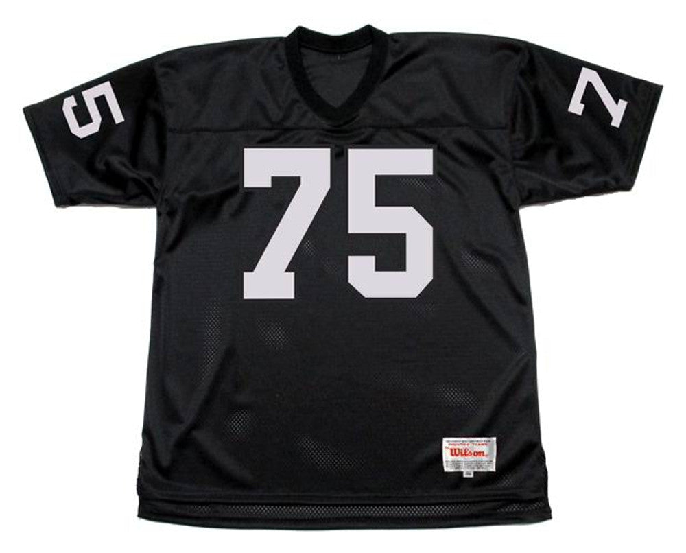Howie Long Los Angeles Raiders 1983 Throwback Home Nfl Football Jersey jersey front view
