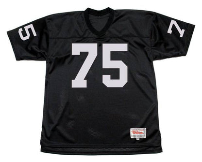 Howie Long Los Angeles Raiders 1983 Throwback Home Nfl Football Jersey jersey front view