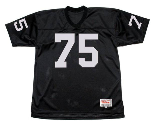 Howie Long Los Angeles Raiders 1983 Throwback Home Nfl Football Jersey jersey front view