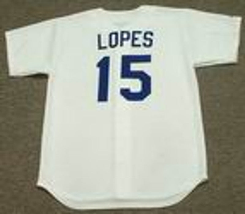 Los Angeles Dodgers Davey Lopes MLB jersey front view
