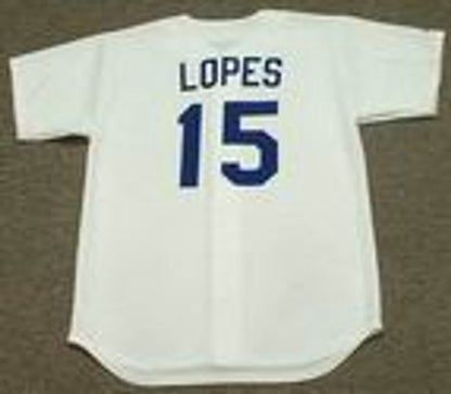 Los Angeles Dodgers Davey Lopes MLB jersey front view