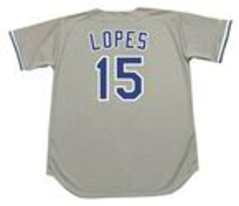 Los Angeles Dodgers Davey Lopes MLB jersey front view