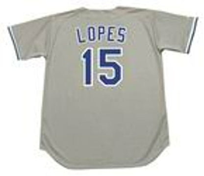 Los Angeles Dodgers Davey Lopes MLB jersey front view