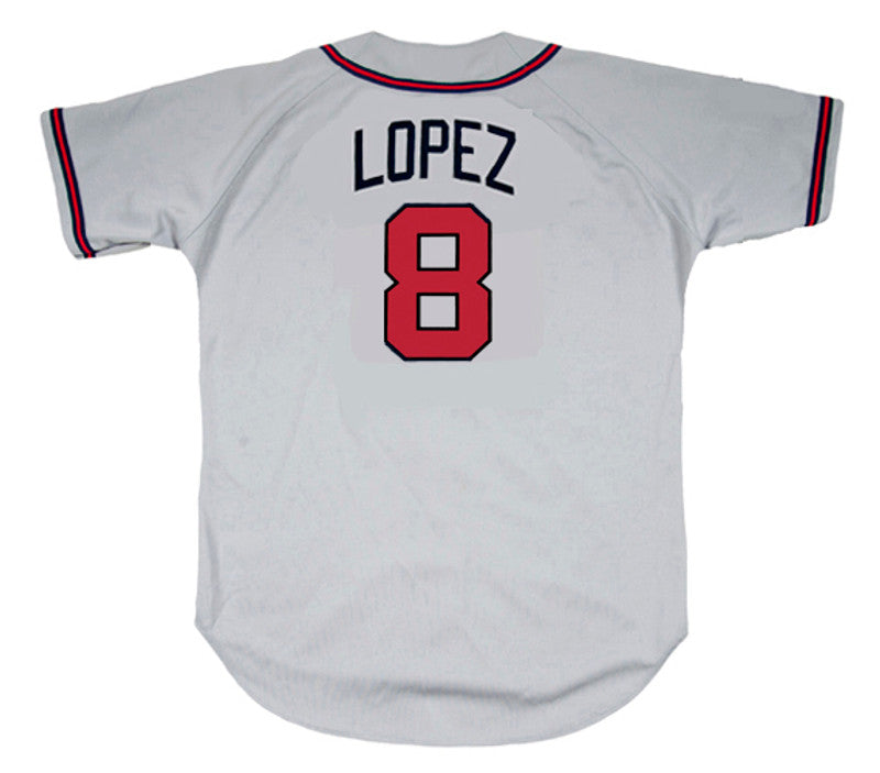 Atlanta Braves Javier Lopez MLB jersey front view