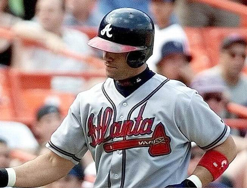 Atlanta Braves Javier Lopez MLB jersey front view