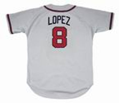 Atlanta Braves Javier Lopez MLB jersey front view