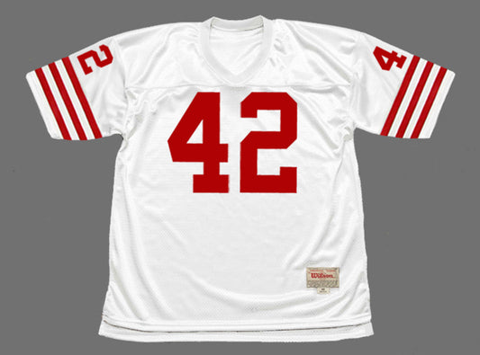 San Francisco 49ers Ronnie Lott NFL jersey front view