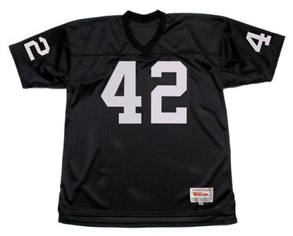Ronnie Lott Los Angeles Raiders 1991 Home Throwback Nfl Football Jersey jersey front view