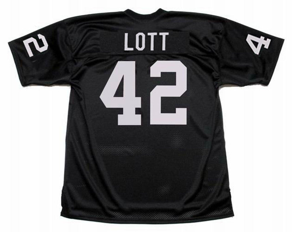 Ronnie Lott Los Angeles Raiders 1991 Home Throwback Nfl Football Jersey jersey front view