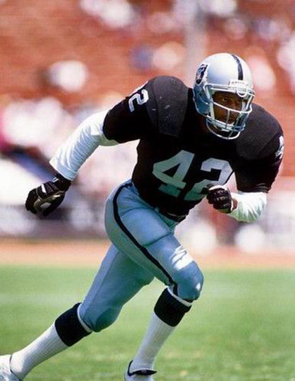 Ronnie Lott Los Angeles Raiders 1991 Home Throwback Nfl Football Jersey jersey front view
