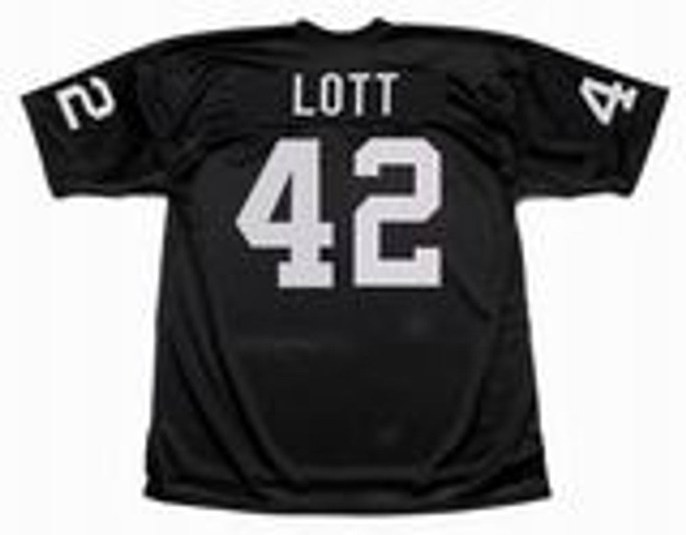 Ronnie Lott Los Angeles Raiders 1991 Home Throwback Nfl Football Jersey jersey front view