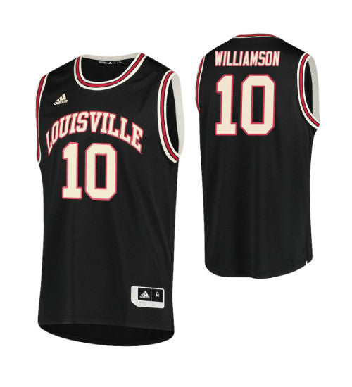 Louisville Cardinals 10 Samuell Williamson Black College Basketball Jersey | Stitched Jersey RTJS 3511