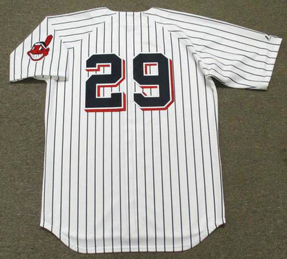 Cleveland Indians John Lowenstein Cooperstown MLB jersey front view
