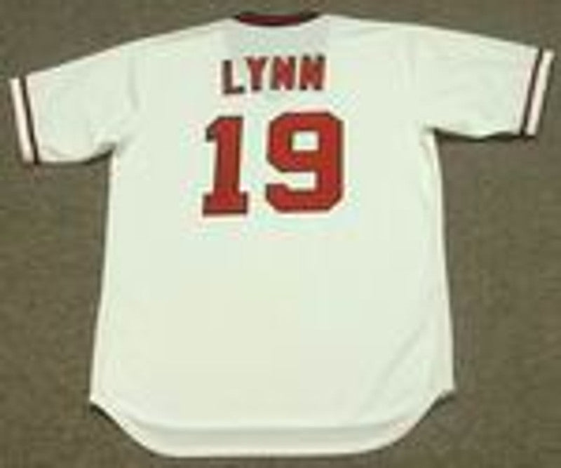 Fred Lynn California Angels 1982 Cooperstown Throwback Baseball Jersey jersey front view