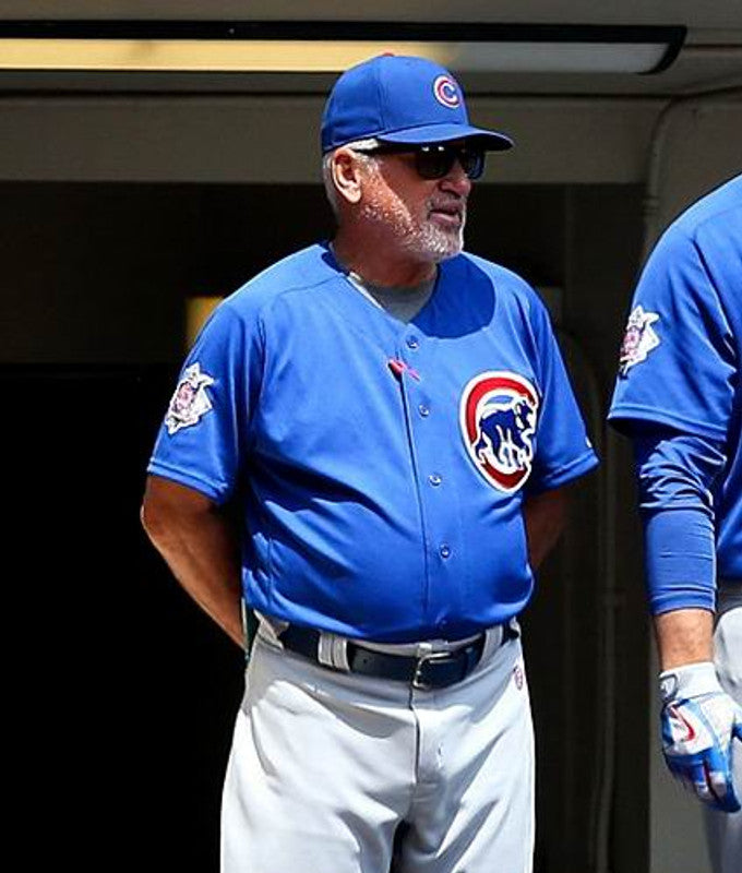 Chicago Cubs Joe Maddon MLB jersey front view