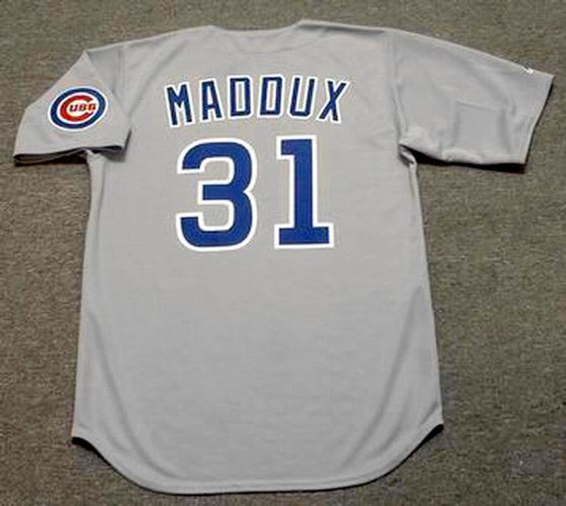 Chicago Cubs Greg Maddux MLB jersey front view
