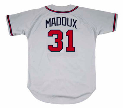 Atlanta Braves Greg Maddux MLB jersey front view