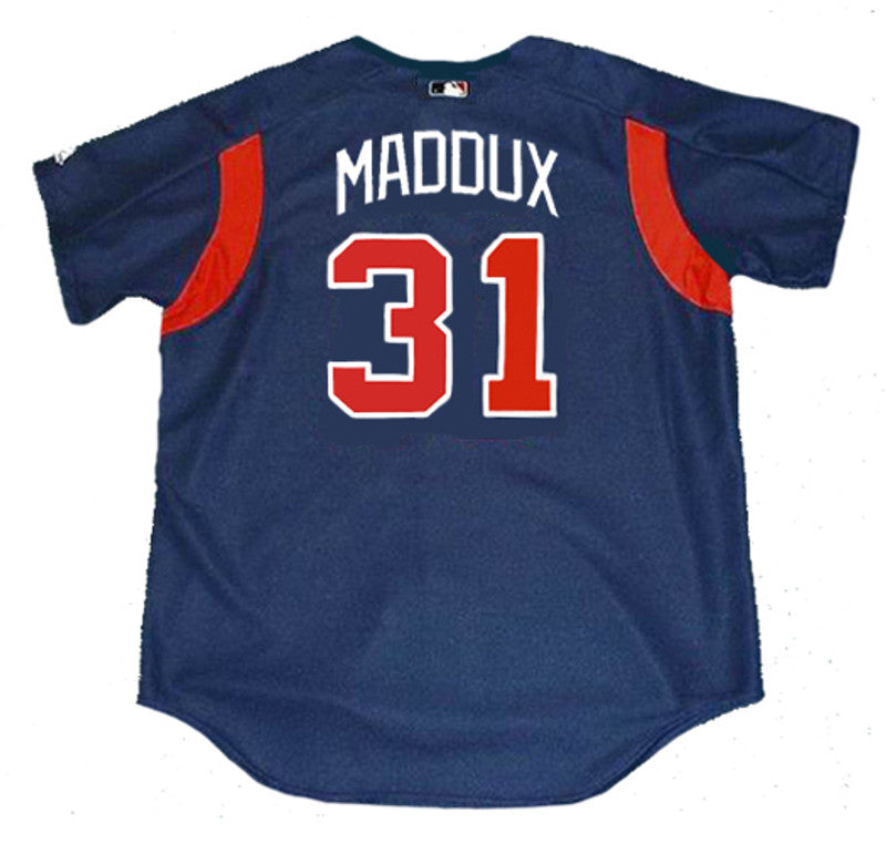 Atlanta Braves Greg Maddux MLB jersey front view