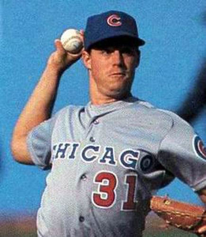 Chicago Cubs Greg Maddux MLB jersey front view