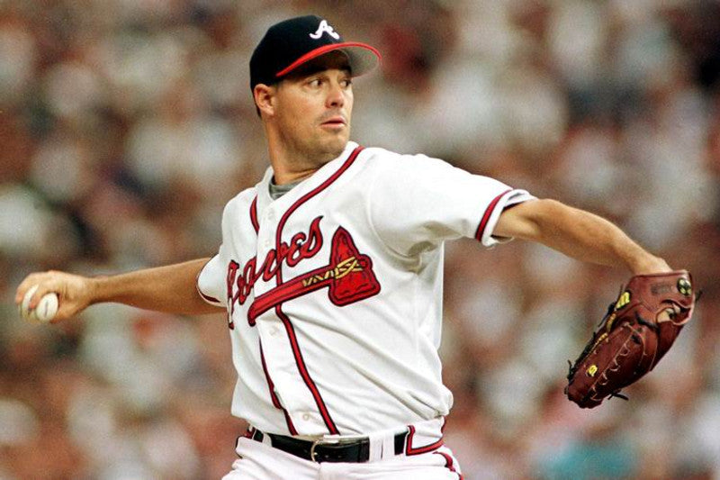 Atlanta Braves Greg Maddux MLB jersey front view