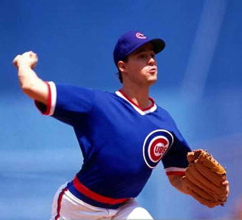 Chicago Cubs Greg Maddux Cooperstown MLB jersey front view
