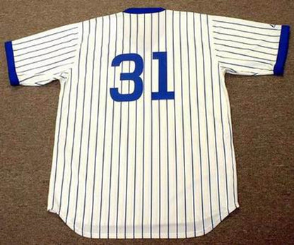 Chicago Cubs Greg Maddux Cooperstown MLB jersey front view