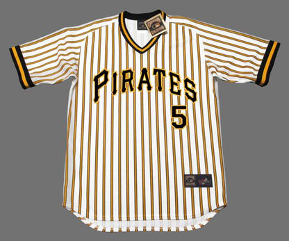 Pittsburgh Pirates Bill Madlock Cooperstown MLB jersey front view