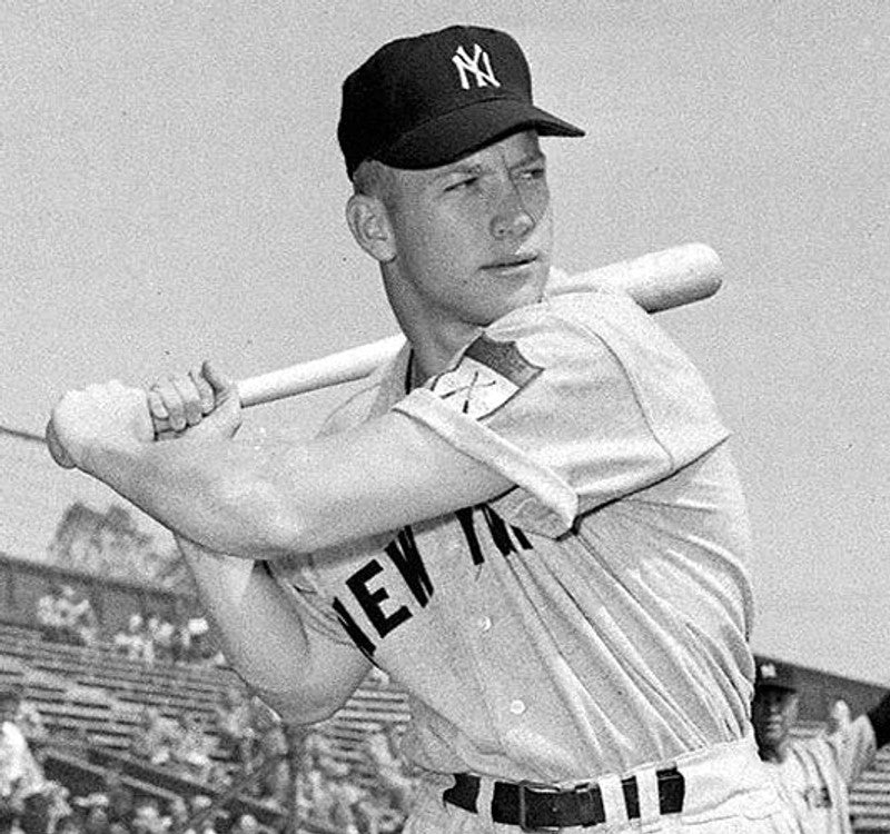 New York Yankees Mickey Mantle Cooperstown MLB jersey front view
